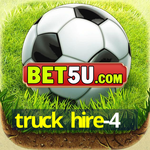 truck hire